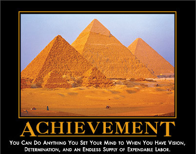 Inspiration poster - achievement pyramids