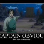 Inspiration poster - captain obvious