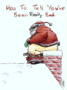 Grumpy Santa