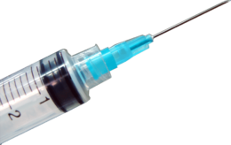 Hypodermic needle, vaccination
