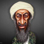 Bin Laden caricature by DonkeyHotey at https://flickr.com/photos/47422005@N04/51194470288